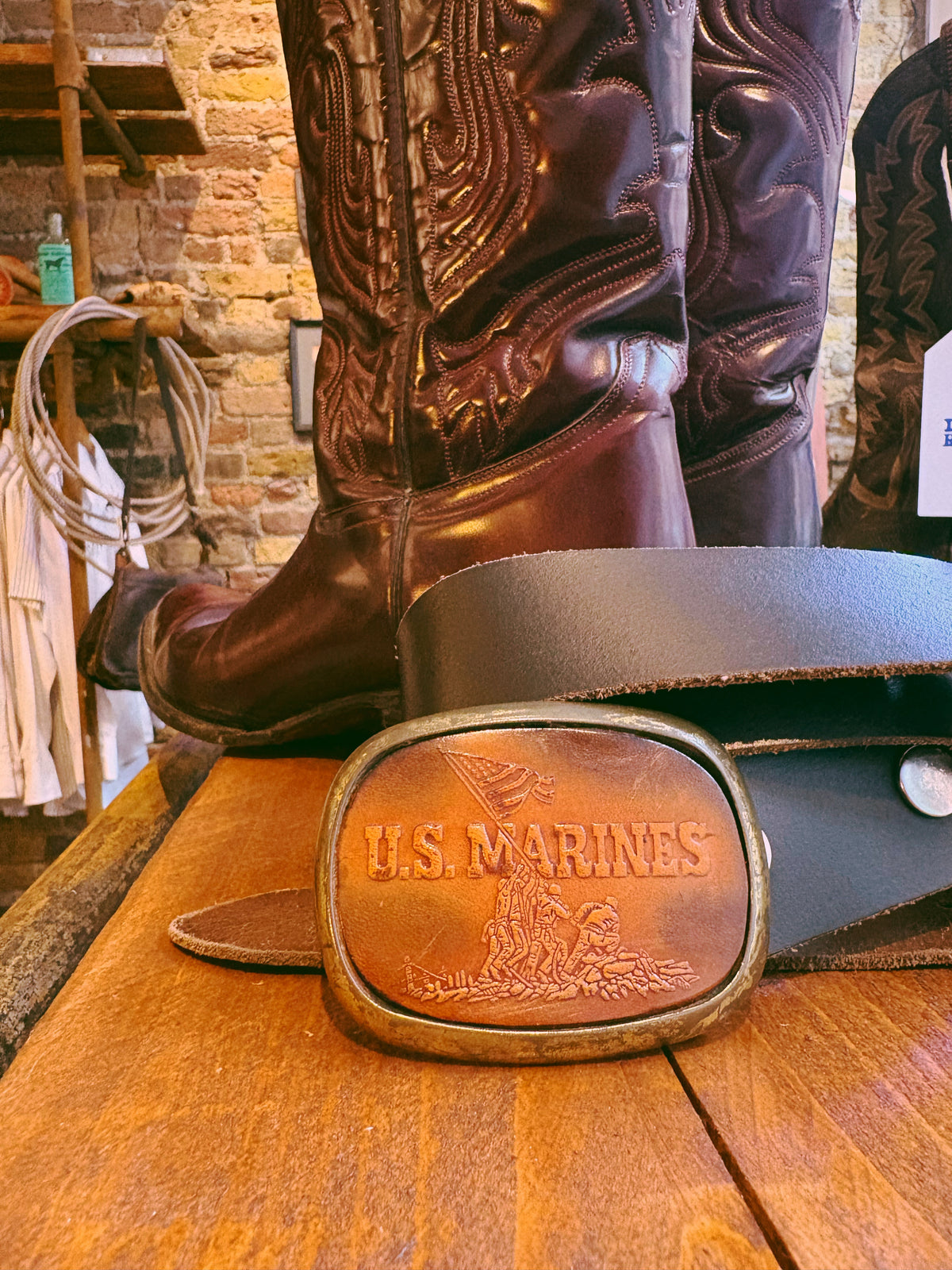 U.S. Marines Vintage Belt Buckle