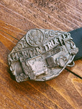 I’d Rather Be Trucking Vintage 1986 Belt Buckle