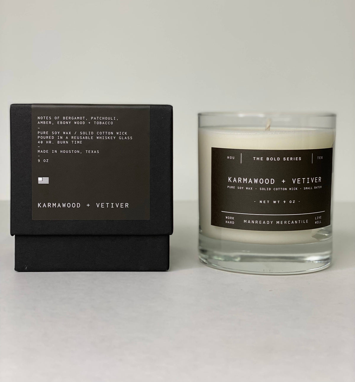 Candle | The Bold Series | Karmawood + Vetiver