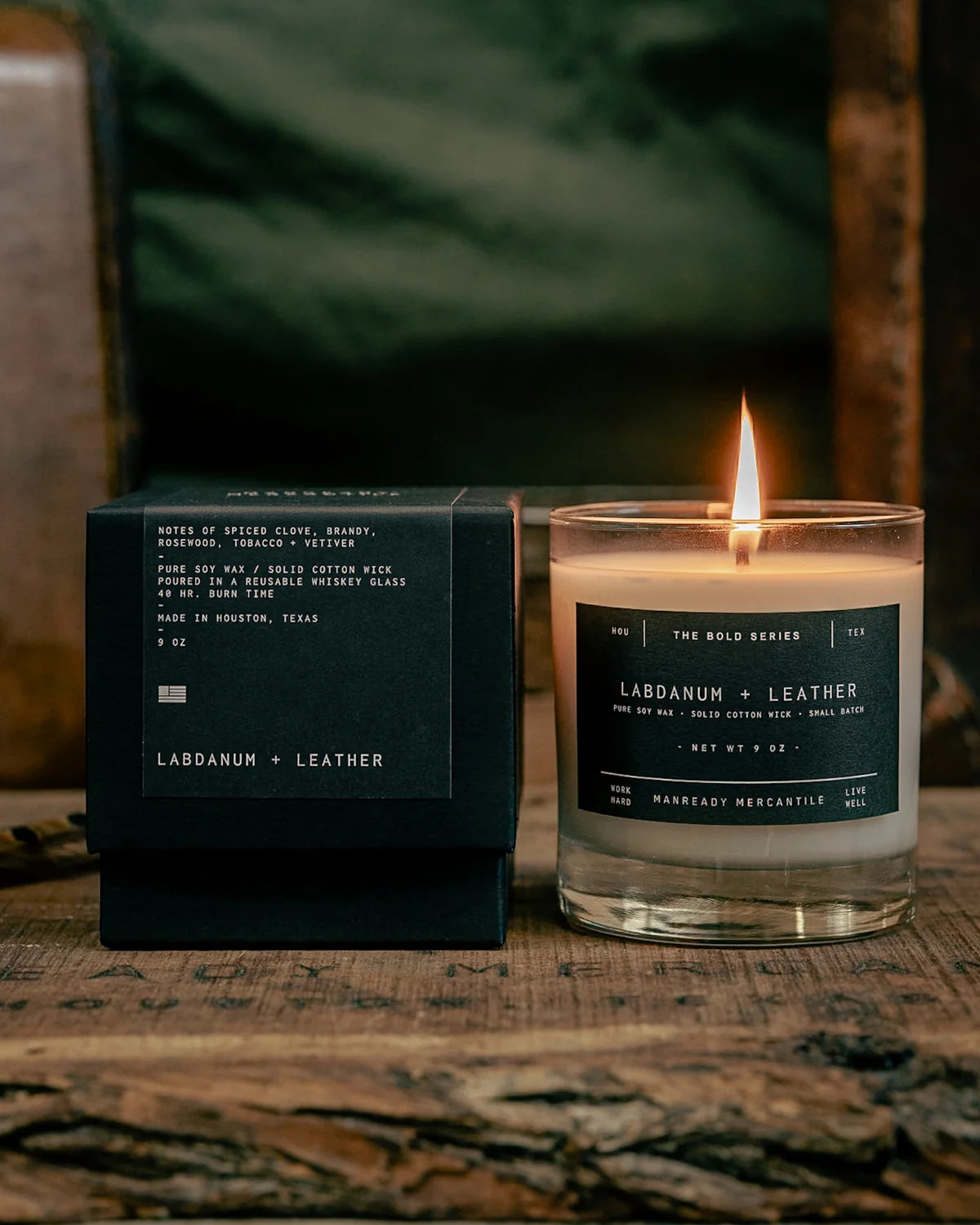 Candle | The Bold Series | Labdanum + Leather