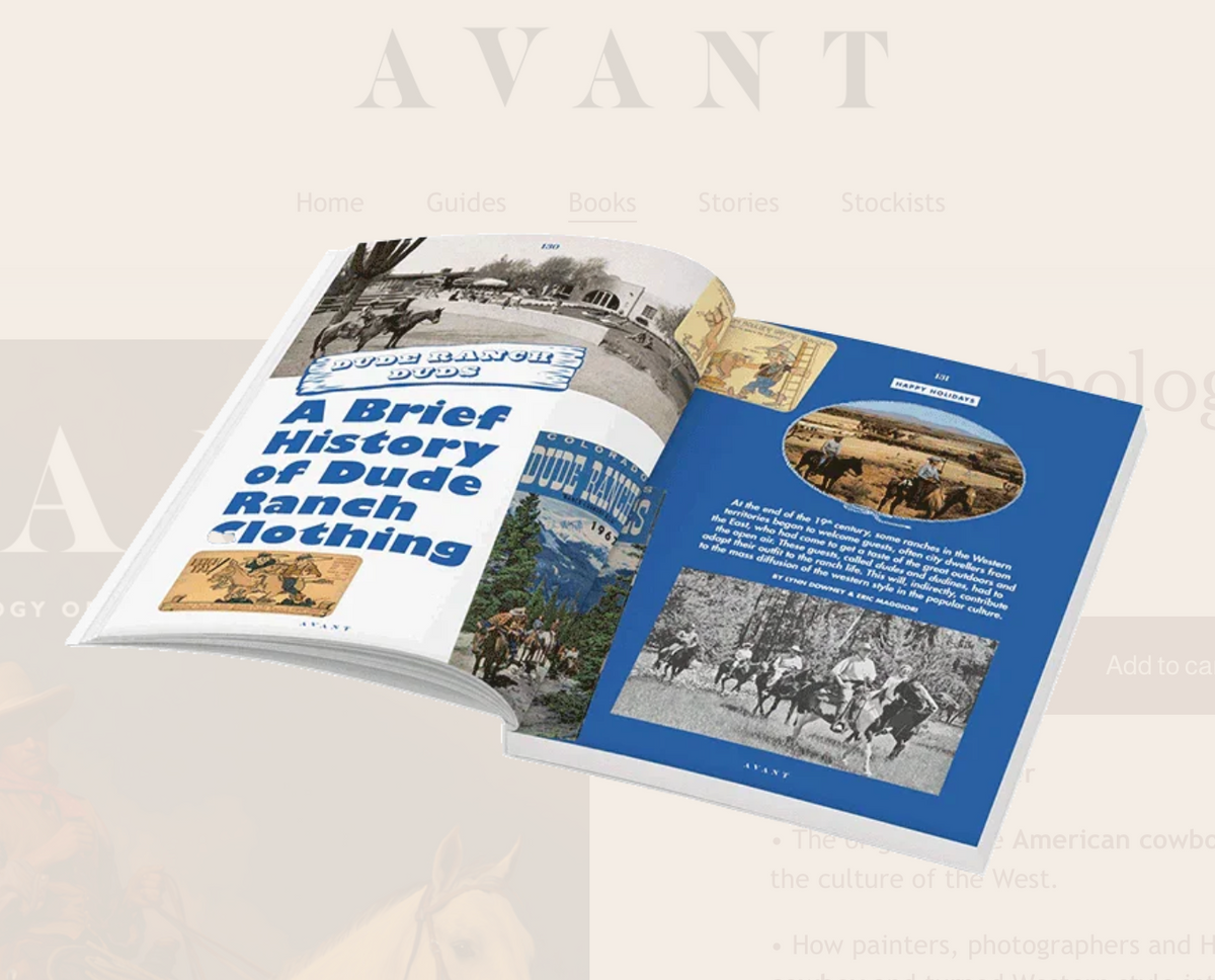 Book | The Avant Series | An Anthology of Western Wear