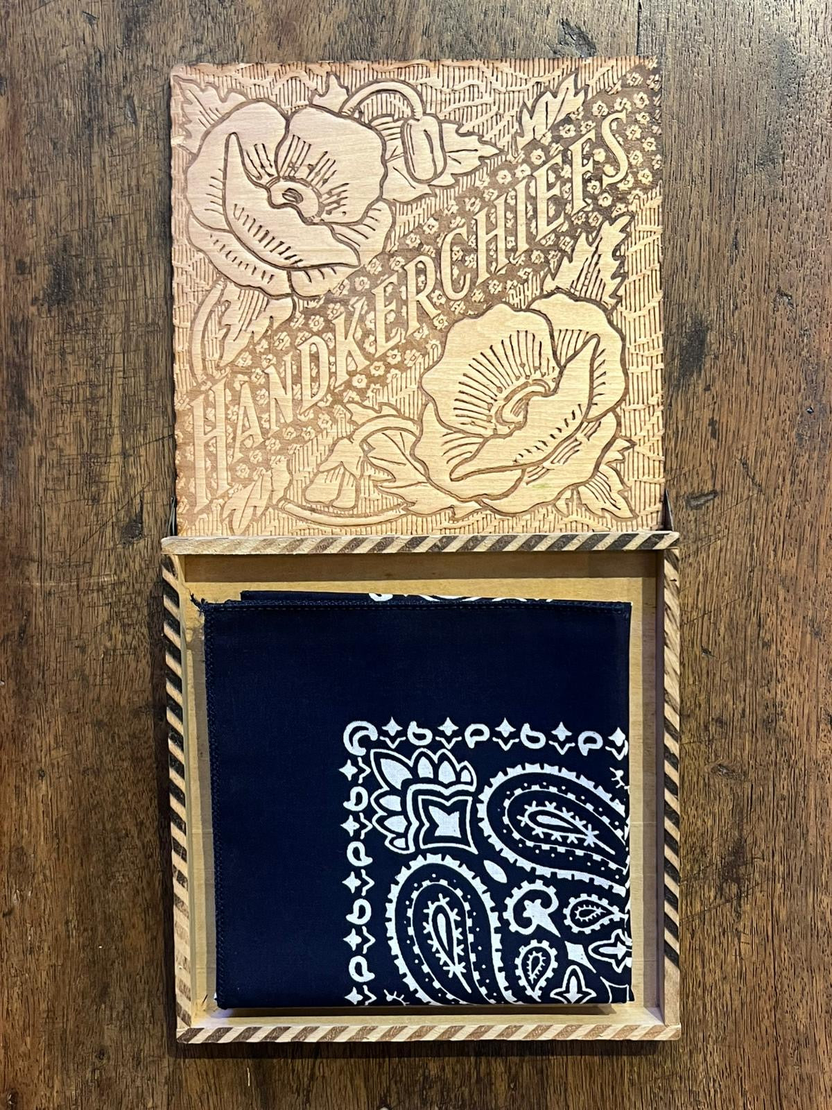 Vintage Paisley Bandana | Navy